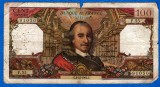 (3) BANCNOTA FRANTA - 100 FRANCS 1964 (03.12.1964), PORTRET PIERRE CORNEILLE