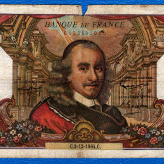 (3) BANCNOTA FRANTA - 100 FRANCS 1964 (03.12.1964), PORTRET PIERRE CORNEILLE