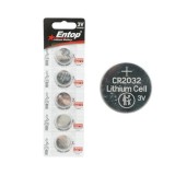 Cumpara ieftin Set 5 baterii CR2032 3V litiu tip pastila, baterii rotunde pentru telecomenzi, ceasuri, cantare, calculatoare si dispozitive electronice