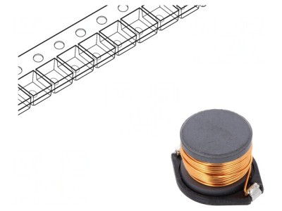 Inductor Ferită SMD 1mH 1,17A 1,2&amp;Omega; &amp;plusmn;20% foto