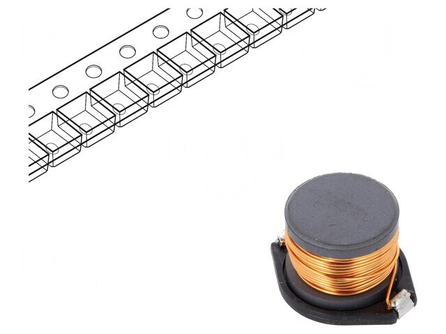 Inductor Ferită SMD 1mH 1,17A 1,2&Omega; &plusmn;20%