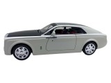 Macheta metal Rolls Royce Phantom limuzina replica deschide usi, capota si portbagaj 19cm alb