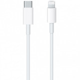 Cablu Date si Incarcare USB Type-C la Lightning Apple, 1 m, Alb MQGJ2ZM/A