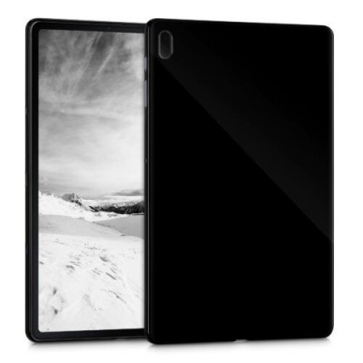 Husa pentru tableta Samsung Galaxy Tab S7 FE, Kwmobile, Negru, Silicon, 55438.01 foto