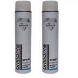 Spray Lac Transparent Lucios Brilliante 600ml - Protectie UV, Uscare Rapida, Fara Ingalbenire - Pachet 2 buc