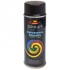 Spray vopsea Profesional CHAMPION RAL 9005 Negru MAT 400ml Automotive TrustedCars foto