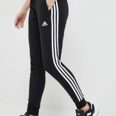 adidas pantaloni de trening culoarea negru, cu imprimeu IC8770