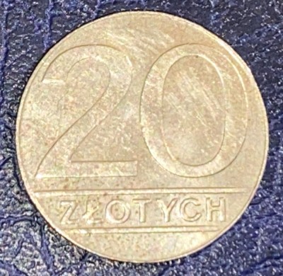 20 ZLOTI 1990 POLONIA foto