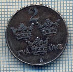 AX 20 MONEDA - SUEDIA - 2 ORE -ANUL 1949 LONG 9 -STAREA CARE SE VEDE foto