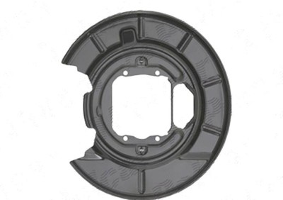Protectie stropire disc frana Bmw Seria 5 (E39), 01.1996-06.2004 Combi (Touring), Spate, Dreapta, metal foto