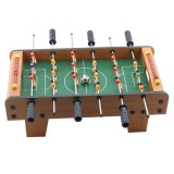 Joc Fotbal de masă cu teren eMazing, 18 jucători, 6 m&acirc;nere și panou de scor, din metal, lemn și ABS, 60.5 x 30.5 x 18.5 cm, potrivit pentru copii și a
