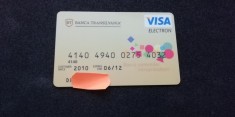 B12 91 - Card bancar foarte vechi - piesa de colectie