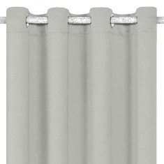 Draperie Decorativă, Model Ecru, Dimensiuni 140x260 cm, Inele Fixare 4 cm, Material Poliester