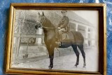 D984-Foto veche-Ofiter cavalerist posibil armata romana primul razboi.