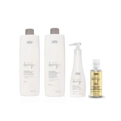 copy of Set MARE - SIMPLY BLOND Shot - intretinere par bond (sampon 1L + masca 1L + leave-in 150ml + ulei 100 ml) foto