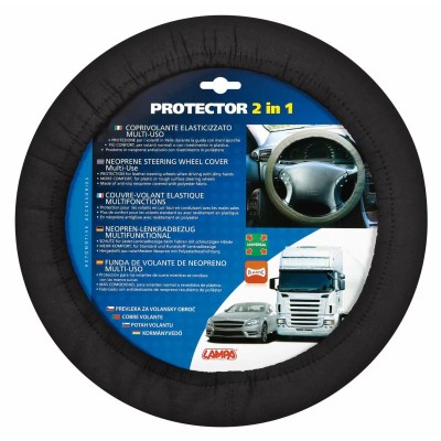 Husa volan protector elasticizat 2 in 1 - Negru Garage AutoRide foto