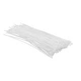 Coliere din plastic transparente 2.5 x 200 mm, set 100 bucati TOP TOOLS