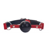 Calus cu bila din silicon Devil Sticks, Rosu#