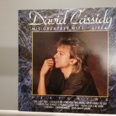 David Cassidy – His Greatest Hits – 2LP (1986/RCA/RFG) - Vinil/Vinyl/ca Nou (M-)