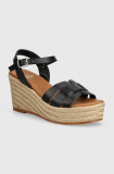 Billi Bi sandale de piele culoarea negru, A5963