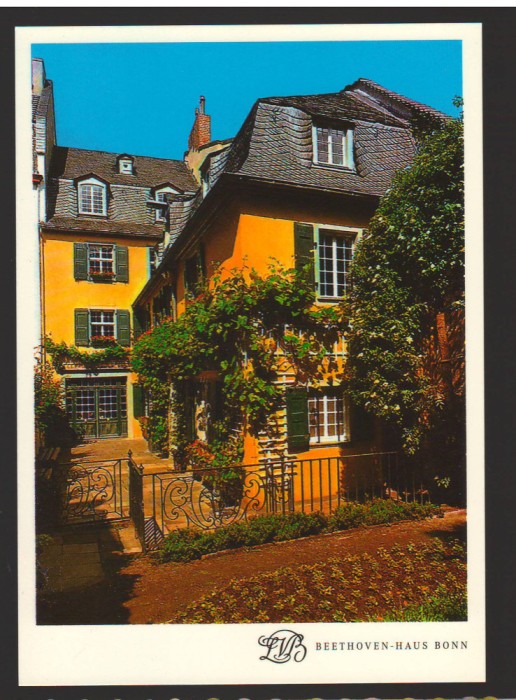 CPIB 21778 - CARTE POSTALA - BEETHOVEN - HOUSE BONN, NECIRCULATA