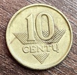 C50 - Moneda foarte veche - Lituania - 10 centu - 1999
