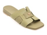 Cumpara ieftin Papuci EPICA kaki, 459983, din piele naturala