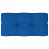 Pernă canapea din paleți, albastru regal, 80 x 40 x 10 cm