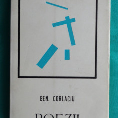 Benedict Ben Corlaciu – Poezii ( antologie cu dedicatie si autograf )