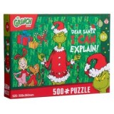 Puzzle de Craciun cu Model Grinch, 500 piese, 508x360 mm, CMCLASS