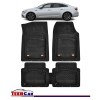 Covorașe Auto TeamCar&reg; Tip Tăviță Compatibile Renault Talisman I (2015&ndash;2022) - Sedan, Cauciuc