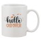 Cana alba personalizata &#039;Hello october&#039;, INOVATIX&reg;. 330ml