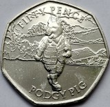 50 pence 2020 Isle of Man/ Ins. Man, Podgy Pig, Rupert the Bear, unc-Aunc, Europa