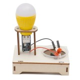 Generarea de energie la bec STEAM, Kit DIY-do It Yourself, 10x6x12 cm