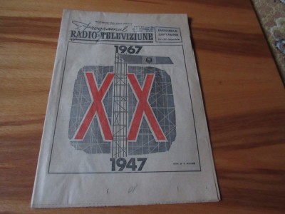 Programul de Radio si Televiziune 24-30 decembrie 1967 foto
