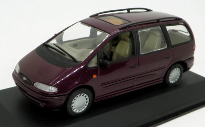 Minichamps Ford Galaxy minivan ( dark purple ) 1996 1:43 foto