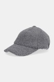 Rains șapcă 20650 Fleece Cap culoarea gri, 20650