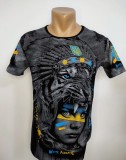 Tricou barbați imprimeu lei - L