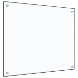 VidaXL Panou antistropi bucătărie transparent 70x60 cm sticlă securiz.