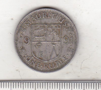 bnk mnd Mauritius 1 rupie 1991 foto