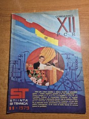 stiinta si tehnica noiembrie 1979 - articol podul grant,intreprinderea de elemente pneumatice barlad