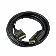 Cablu Vakoss TC-D256K DisplayPort Male la HDMI Male 2m Black foto