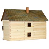 Set constructie arhitectura Casa magistratului, 298 piese din lemn, Walachia