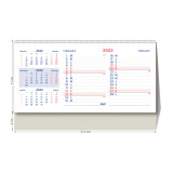 Calendar de Birou Triptic Ego, 13 File, 213x110 mm