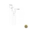 Handsfree 3.5mm HOCO M72 Admire Alb