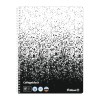CAIET A4 80 FILE SPIRA PATRATELE PERFORAT COLOR EDITION, PEFC, CULOARE ALB/NEGRU