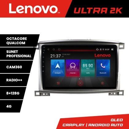 Navigatie Toyota Land Cruiser L100 2002-2008 M-L100 Octa Core Android Radio Bluetooth GPS WIFI/4G DSP 2K 8+128G CarStore Technology