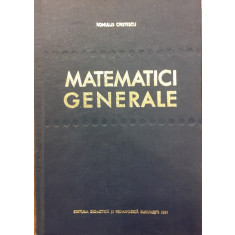 Matematici generale volumul 2