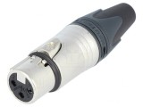 Mufă XLR Mamă 3-Pin pe Cablu, Neutrik