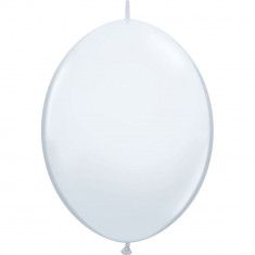Balon Cony White, 12 inch (30 cm), Qualatex 64151 foto